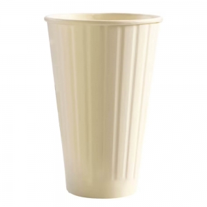 Biopak 16oz Coffee Cups Double Wall White  (600/ctn)  | (40/sl)